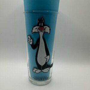 Vintage 1973 "Sylvester" Pepsi Collector Glass - Warner Bros. Looney Tunes